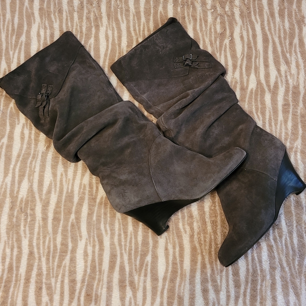 Genuine suede Naughty Monkey Twice as Nice boots